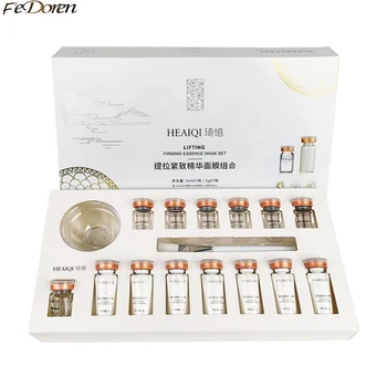 Korean Collagen Hyaluronic Acid Face Mask Repair Firming Lifting Improve Fine Lines Brighten Moisturiz Peptide Essence Skin Care 1