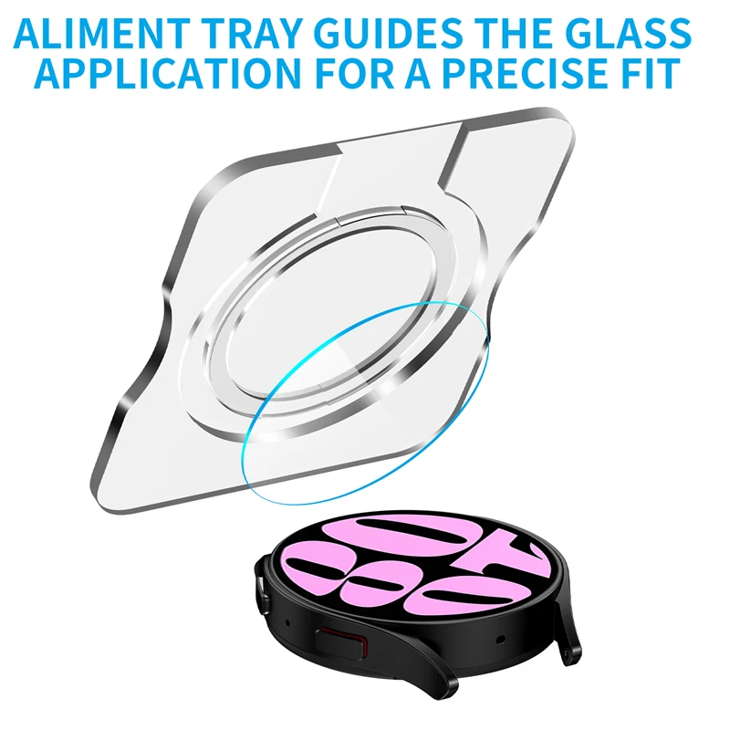 أداة محاذاة مع طبقة زجاج مقسى لساعة سامسونج جالاكس...