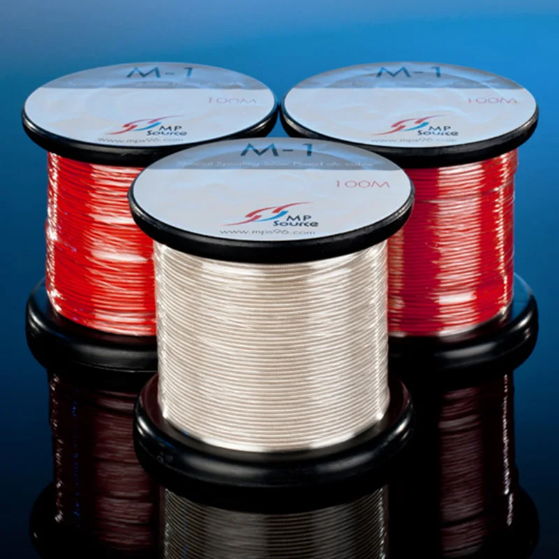 HiFiMPSM1999997OFCOFCSliverPlatedsinglecoreheadphonecord