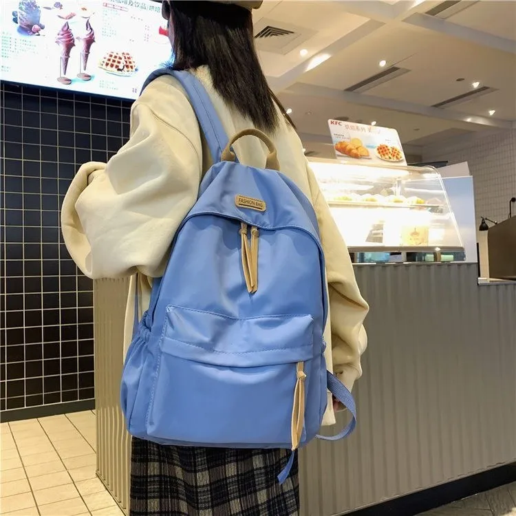 New Women's Luxury Fashion Knit Backpack Designer Ladies School Bag Female Large-capacity College Pattern High Quality Backpack