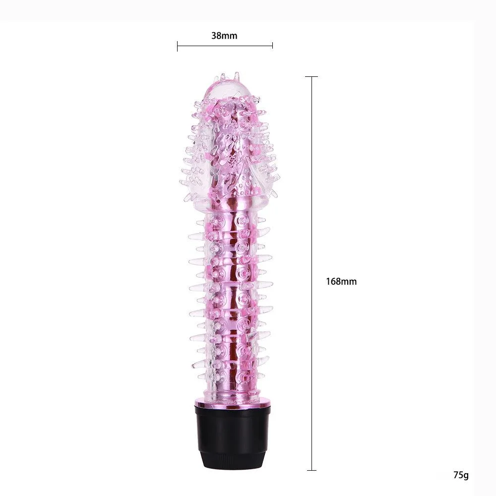 Dragon Beard Kristall Vibrator Mit Fluoreszierender Stoßfunktion_voghion.com