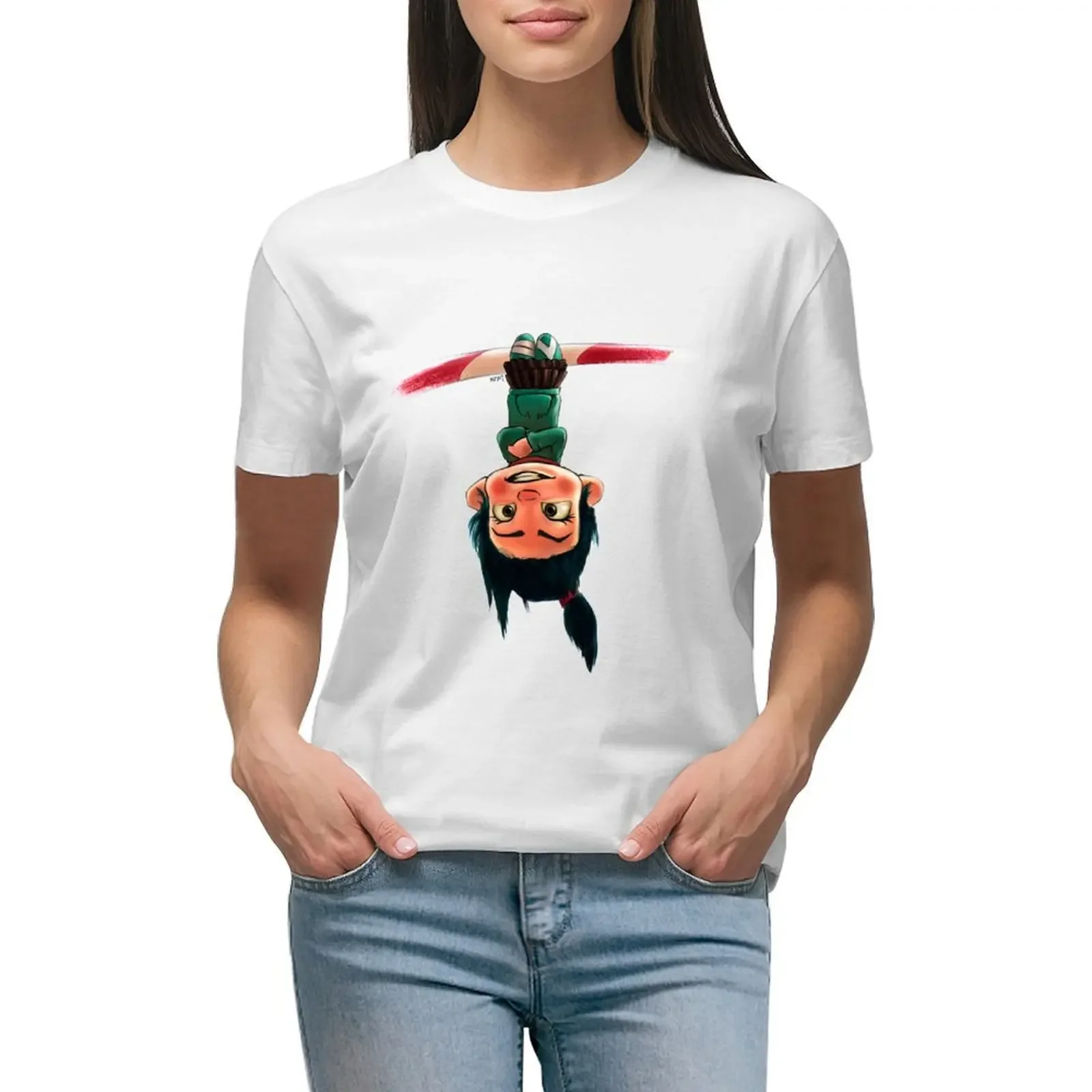 

Venelope T-shirt graphics summer tops plus size tops fashion woman blouse 2024