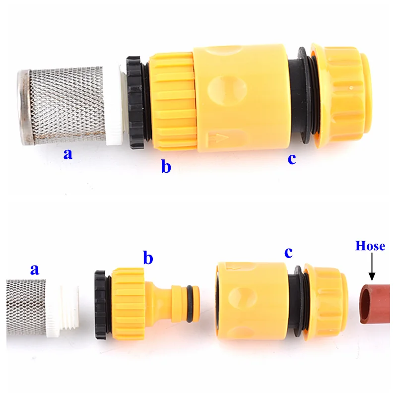 1/2 3/4 Zoll Garten Bewässerung Filter Auto Waschmaschine Bewässerung Schlauch Filter Wasser Rohr Schnell Anschluss Aquarium Wasserpumpe Sieb – Detail 9