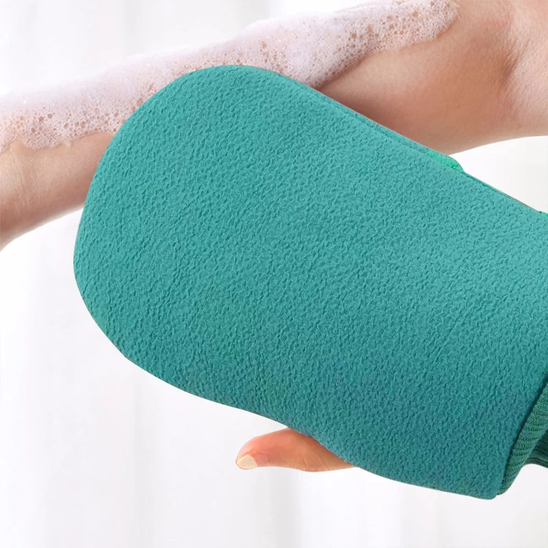 Exfoliating Shower Gloves 1PC Bath Peeling Exfoliating Body Cleaning Scrub Mitt Rub Dead Skin Gloves For Shower Body Brush Towel SPA Foam Massage