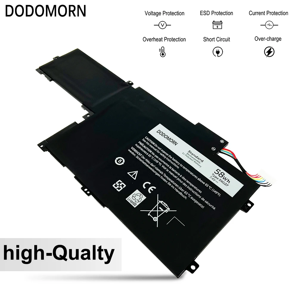 DODOMORN 5KG27 Laptop Battery For Dell Inspiron 14 7000 Series 14