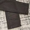 men sparkle sequience patches distressed black jeans 5