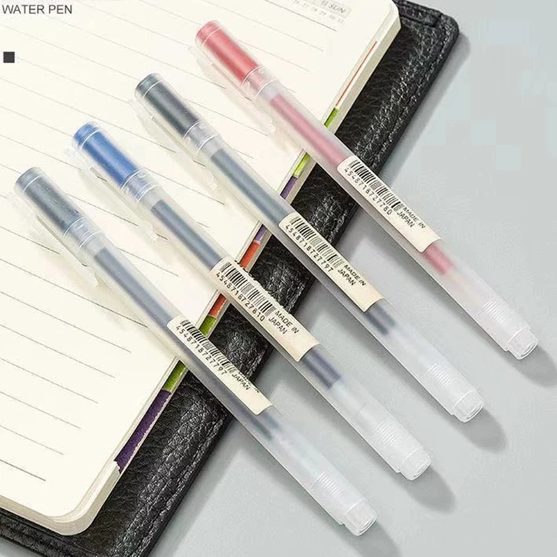 0.38/0.5mm Fine Gel Pen Blue/Black Ink Refills Rod Handle Gel Pen School Ballpoint Office Student Writing Stationery Gel Pens Gel Pen Refills Ballpoint Pen