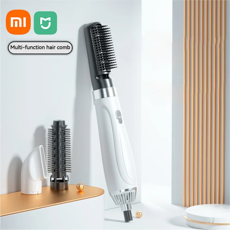 

Xiaomi Mijia 3 in 1 Hair Dryer Hot Air Comb Curling Iron Negative Ion Hair Care Hair Styling Comb Dryer And Straightening Brush