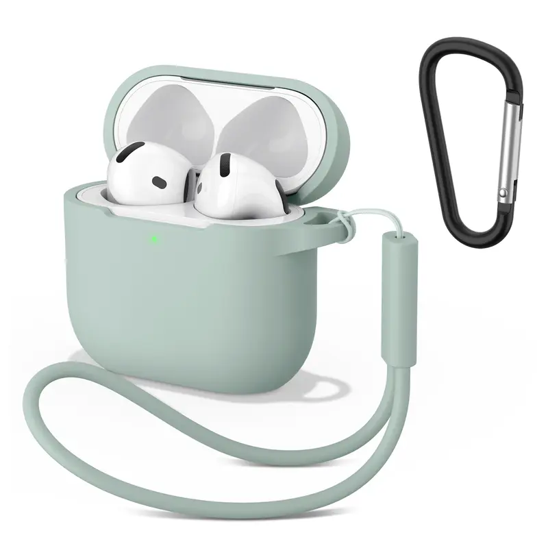 Silicone Cases For Apple Airpods 4 Earphones Accessories Wireless Bluetooth Headset Cover For Apple Air Pods 4 Protective Case - Image 11