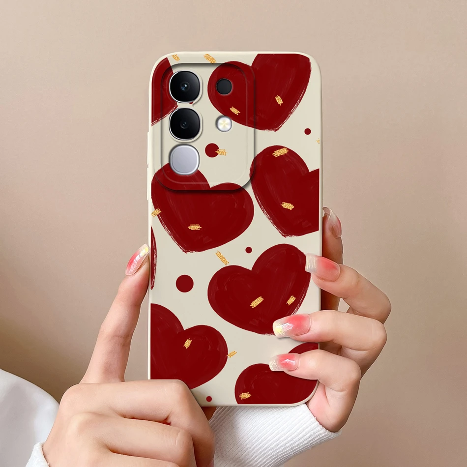 Cute Design Soft Liquid Silicone Shockproof Bumper Phone Case - Full Protection Cover