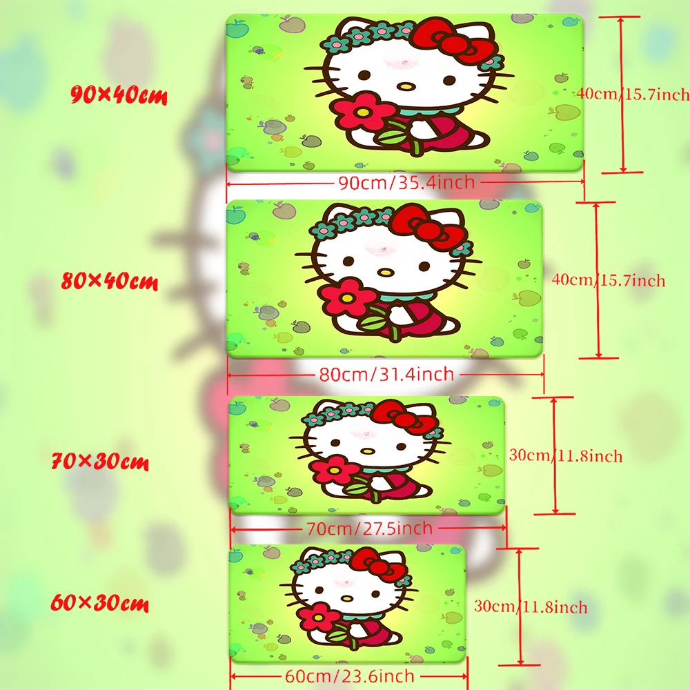 Large Mousepad XXL Sanrio Hello Kitty Mouse Pad Keyboard Accessories Mouse Mats Game Office Computer PC Gamer Laptop Desk Mat