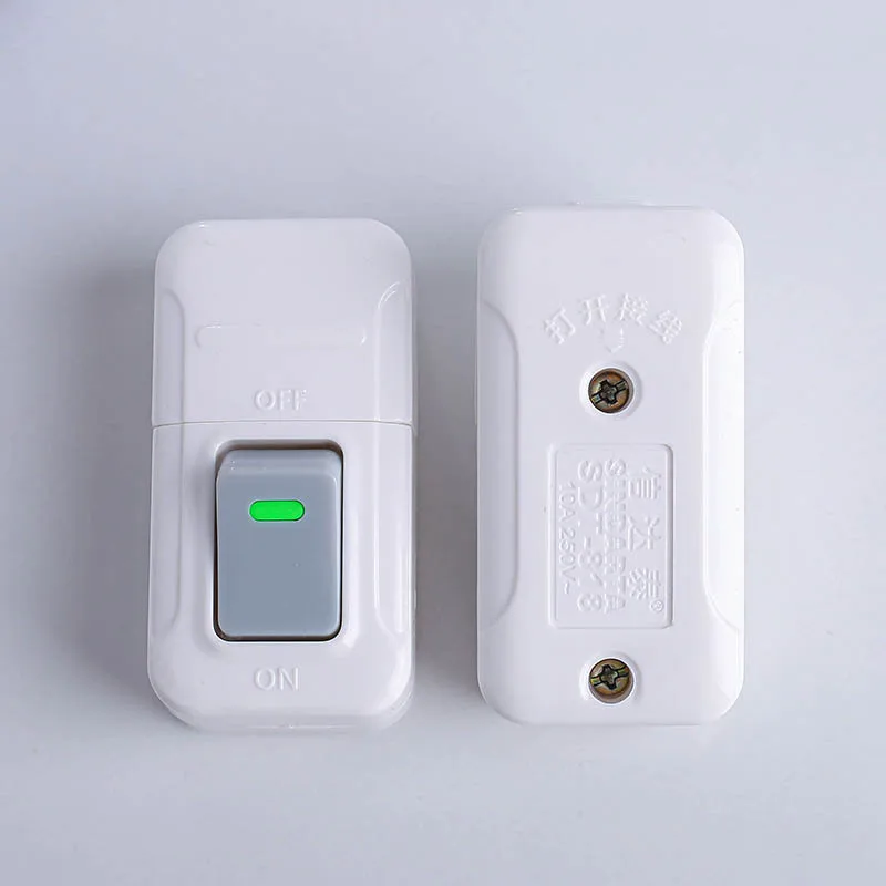 1PC White ON OFF Push Button Switch Table Led Lights Online Midway Control Switch  Cab Bedside Lamp Power Switch 10A 250V