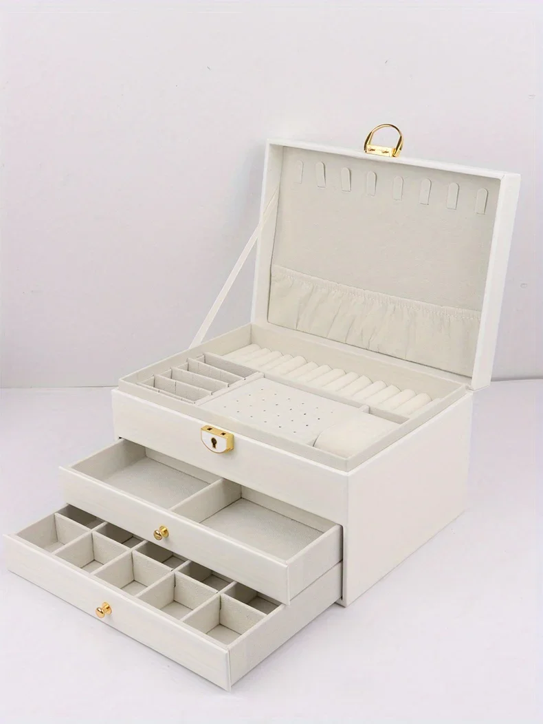 1PC Jewelry Storage Box | Necklace Earrings Organizer Case | Elegant Jewelry Gift Box P... - SKU JSB01217 - UGI Packaging