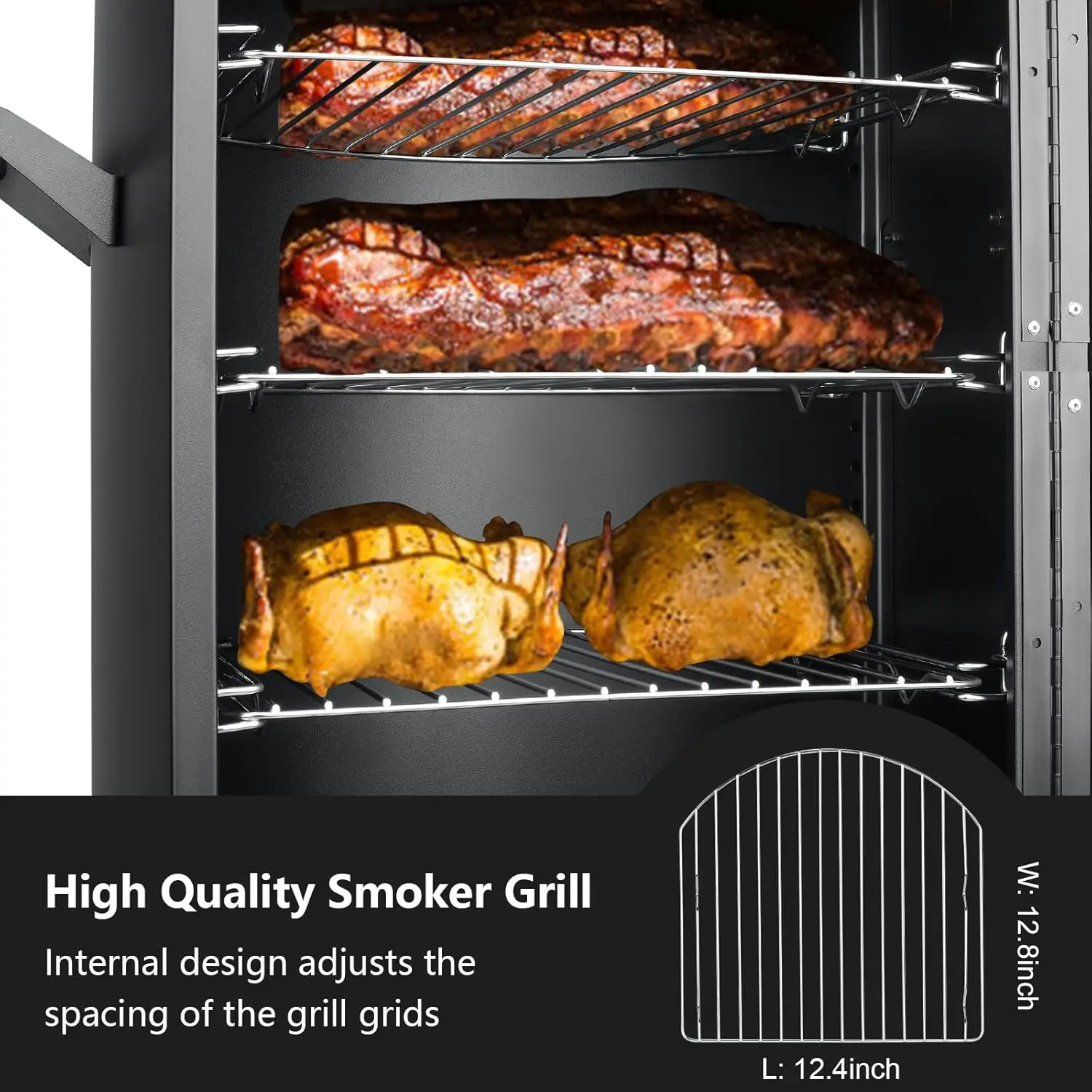 Vertical Propane Smoker Grill 3