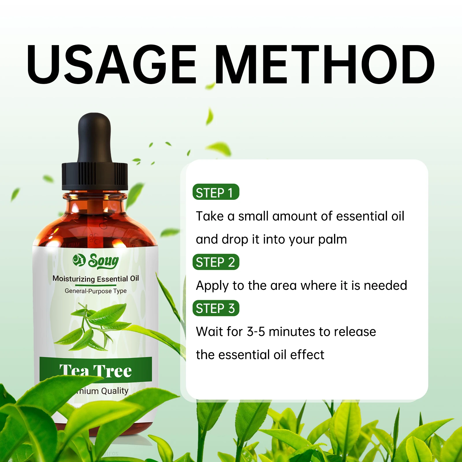 Tea Tree Oil Natural Moisturizing & Skin Repair Essential Oil - 100ML