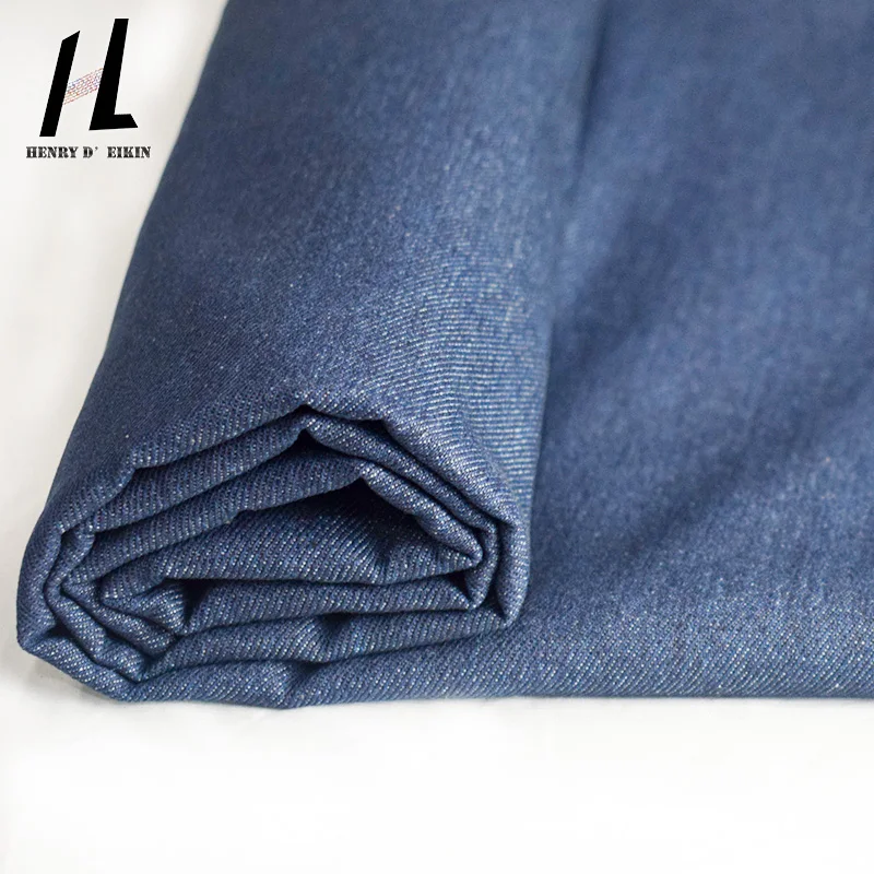 Henry 180CM Width 80% Cotton 20% Polyester Thick Denim Jean Fabric For Sewing Clothing Bags