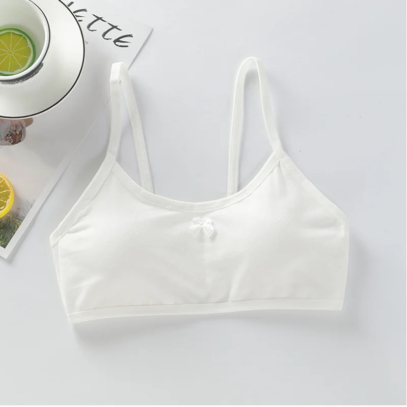 Developmental Tank Top Cotton Junior High School Students 12-14-16 Years Old High School Girl Bra Big Boy Girl Underwear