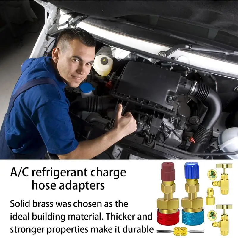 R1234YF TO R134A FREON ADAPTER, HOW TO USE IT, 53 OFF