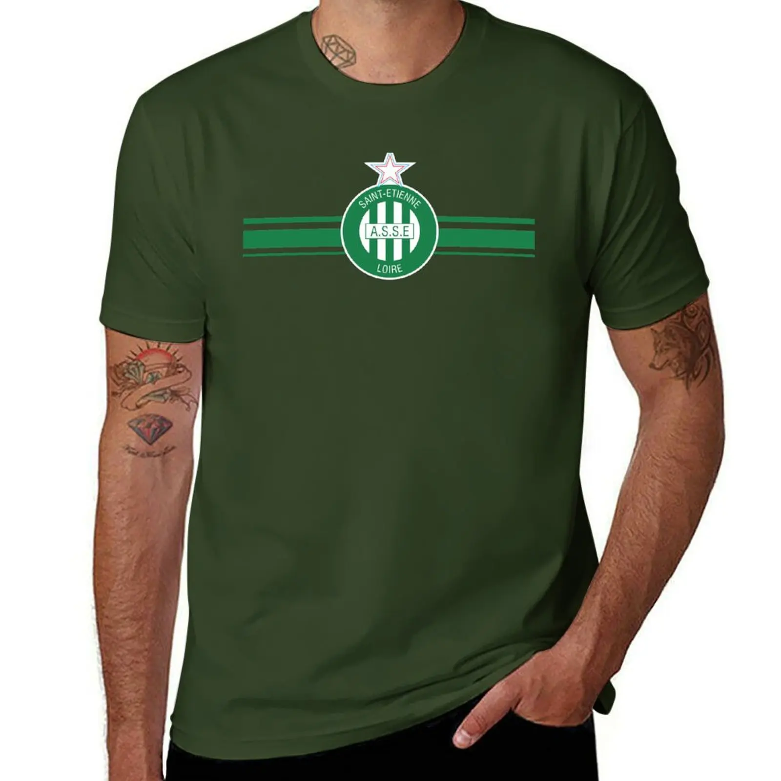 Stripes of My Heart - Saint-Etienne Graphic T-Shirt
