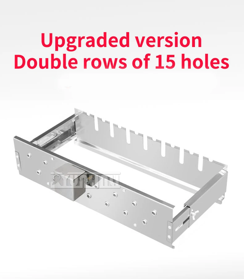 Description Picture 6 of item2025 Version Barbecue Rotate Grill Stainless Steel Automatic Flipping BBQ Machine Churrasqueira Eletrica