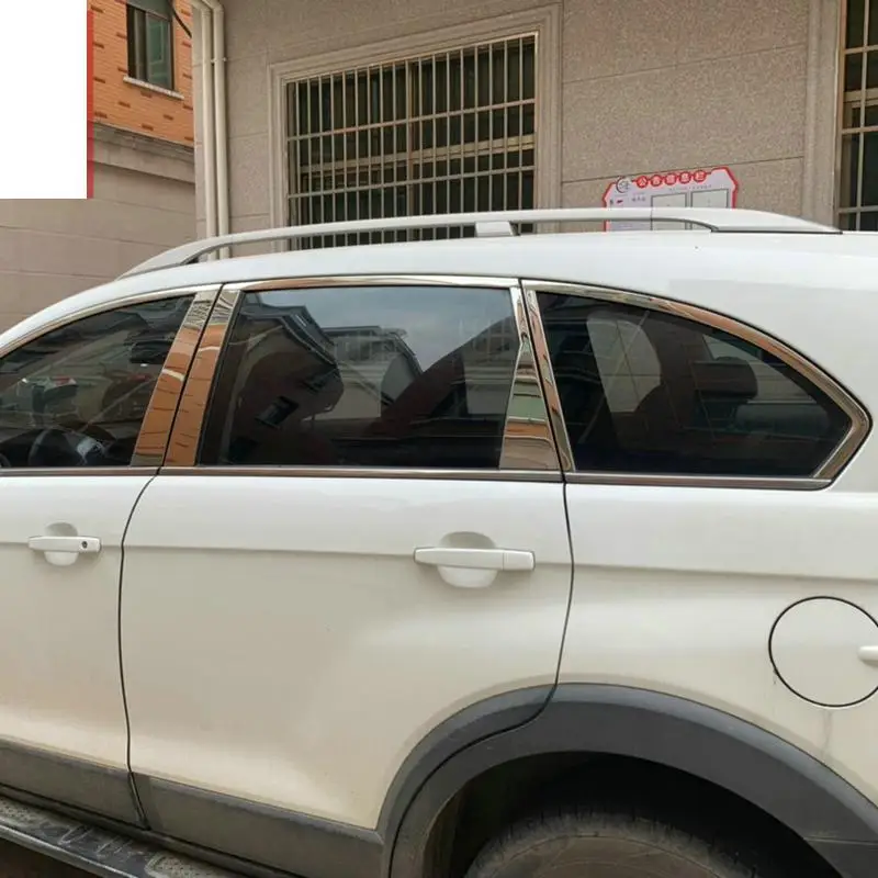 

For Chevrolet Captiva 2008-2017 High-quality Car styling stainless steel Strips Car Window Trim Decoration Accessories
