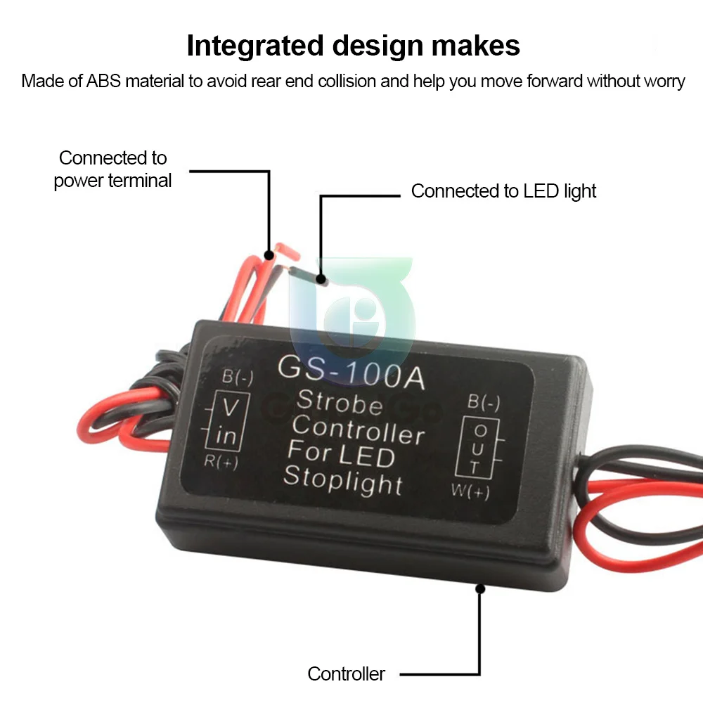 Universal 1224v 2a 24w Flash Strobe Controller Module Car Brake Light