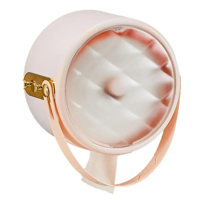 

Elegant Round Toilet Roll Paper Holder Organizer Wall Mount Storage Stand Kitchen Bathroom Tissue Towel Dispenser