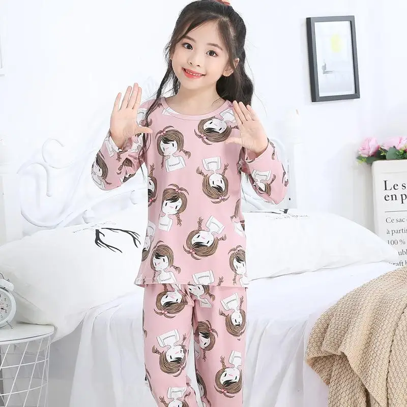 Baby Clothing Set discount Fashion Bugs Bunny Printing Tops Pants Outfits For Little Girl Boys Casual Clothes Suit Baby Spring Autumn Nightgown Pajama 2pc Baby Clothing Set near me Baby Clothing Set
