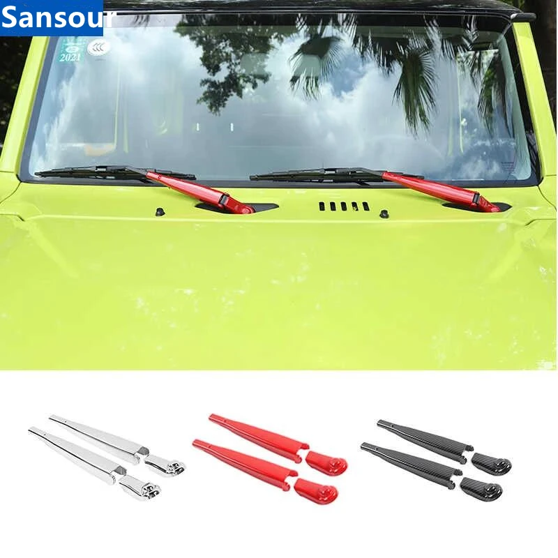 

Styling Mouldings for Jimny JB74 Car Front Windshield Wiper Decoration Cover for Suzuki Jimny 2019-2022 Accessories Sansour