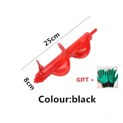 2020 New Earth Alloy Drill Ice Drill Garden Auger Spiral Flower Planter Yard Gardening Planting Hole Digger Tool 5