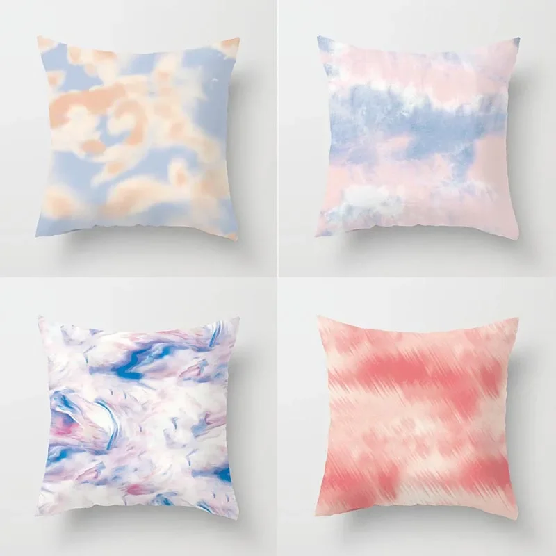 

Наволочка для диванной подушки Tie Dye, подушка для кровати, домашний декор, гостиная, автомобиль, офис
