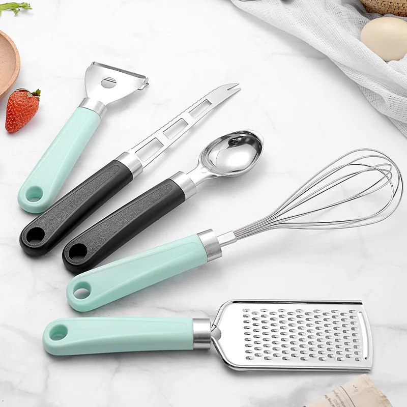 9pcs Stainless Steel Multifunctional Kitchen Tools Peeler Can Opener Pizza  Cutter Grater Home Gadgets Kitchenaid Accessories - AliExpress