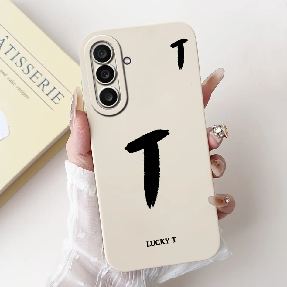 Luxury Alphabet Silicone Shockproof Case