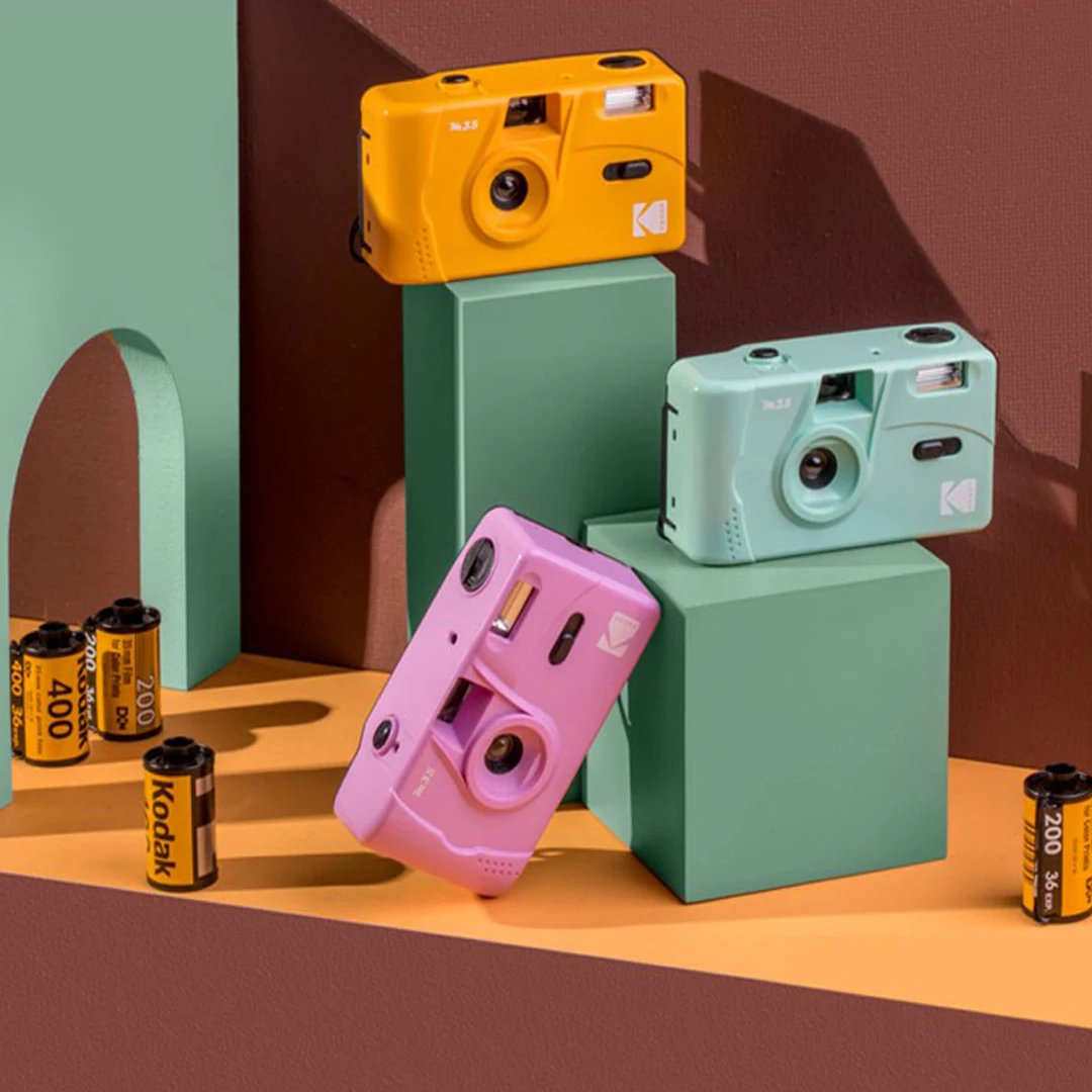 KODAK M35/ M38Film Camera 35MM Retro Manual Film Camera Non-Disposable Film Film Machine with Flash Function Repeatability
