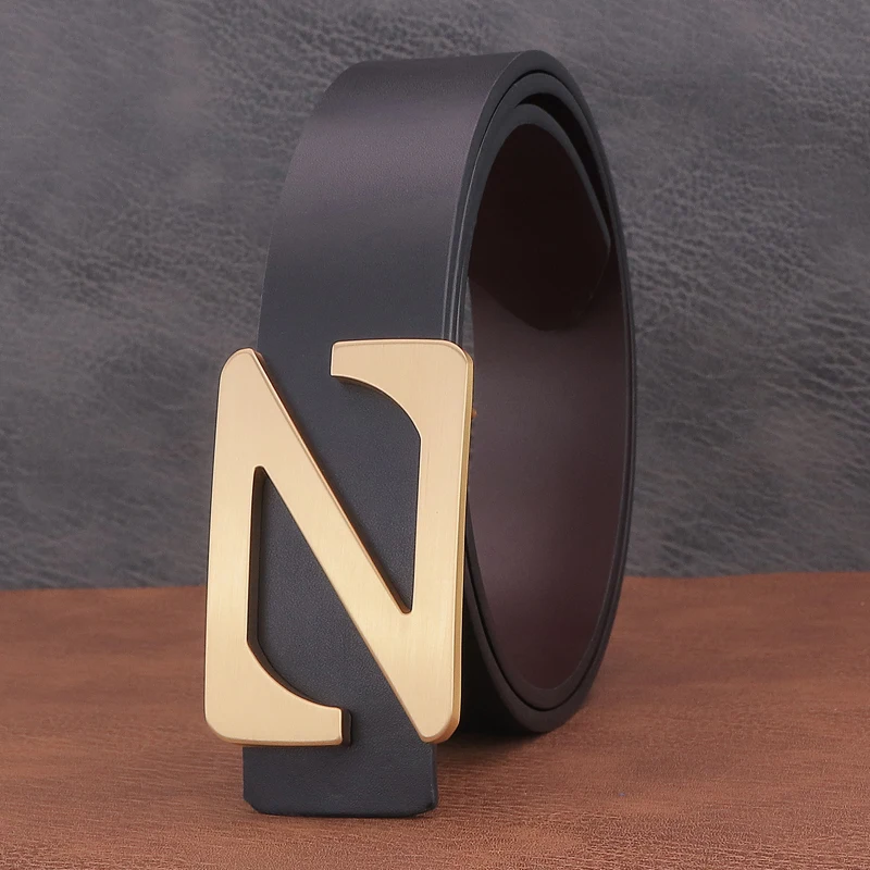 2023 Men Designer Fashion Z Letter Belt Luxury Famous Brand Black Mens Belts leisure Fancy Vintage Jeans Waist Belt High Quality