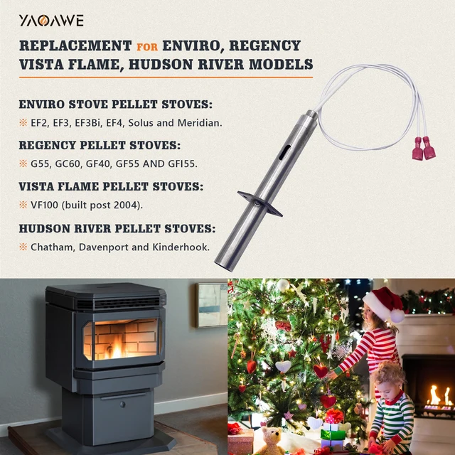 Pellet Stove Igniter Replacement Part 50-1067 for Enviro, VistaFlame,  Regency, Hudson River, 300W Ignitor - AliExpress