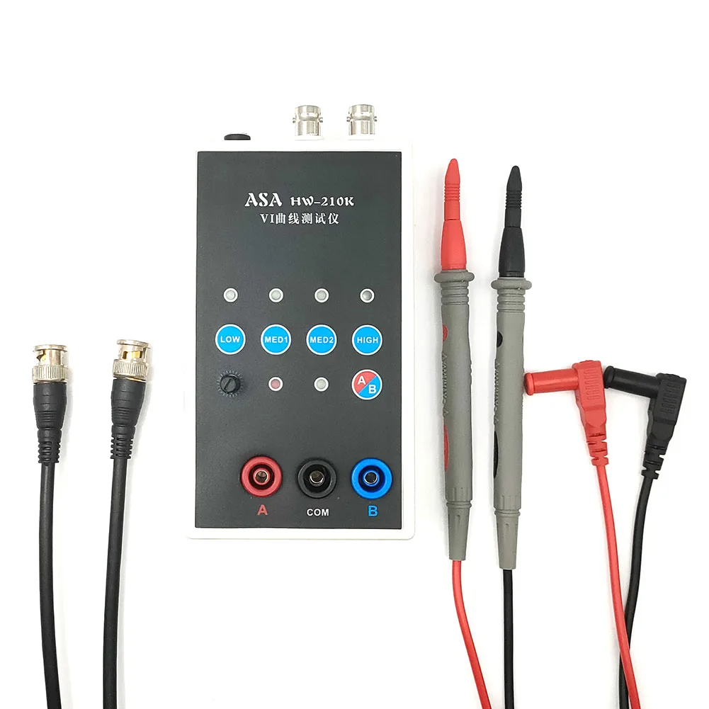 

Curve Tester Alternative Display Circuit Board Dual-channel HW-210K Handheld Online ASA Tester Test Cables Durable