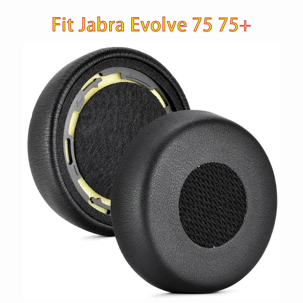 1 Paio Di Cuscinetti Di Ricambio Compatibili Per Jabra Evolve 75 75 + / 75 Uc / 75Ms Evolve75 Paraorecchie In Spugna Per Auricolari All'Ingrosso