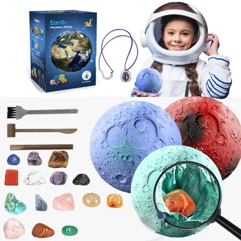 Children's Archaeology Digging Treasure Planet Gem Ore Exploration of The Solar System 1