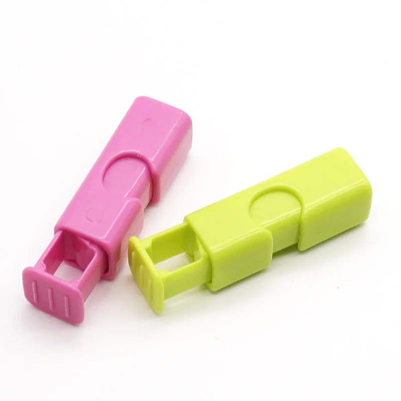 10pcs  Food Sealing Clips Bread Storage Bag Clips for Snack Wrap Bags Spring Clamp Reusable Kitchen Organization Sealing Clamp