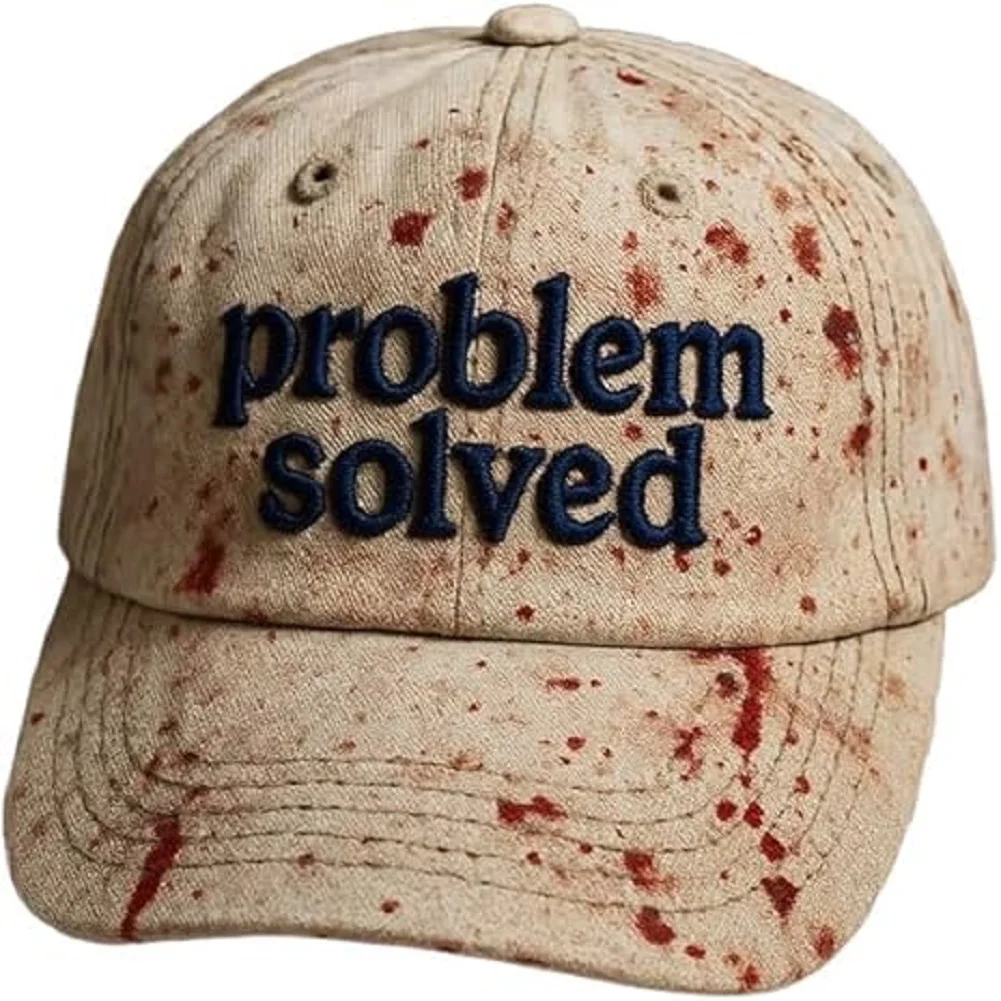 Halloween Baseball Hat Print Bloodstained Print Hat Dark Blood Stain Print Baseball for Spooky Halloween Party Costume Accessory