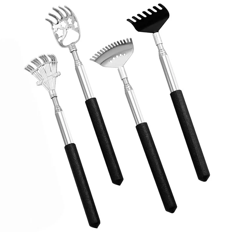 Stainless Steel Telescopic Back Scratcher Retractable Massager Tool for Itch Relief Body Relaxation Self Massage Tool