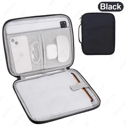 Padded Protective Tablet Sleeve with Pocket - Enhanced Carrying Case - 11 inch (Black)