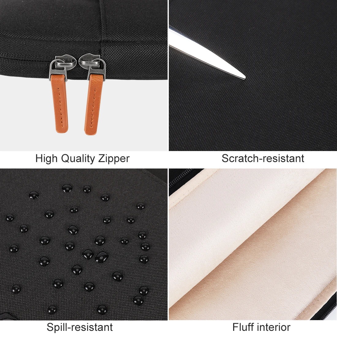 Domiso-water-resistant Laptop Sleeve Case Pasta Portátil Protetor de Transporte com Alça 10 1113 14 156 17 - Imagem 2