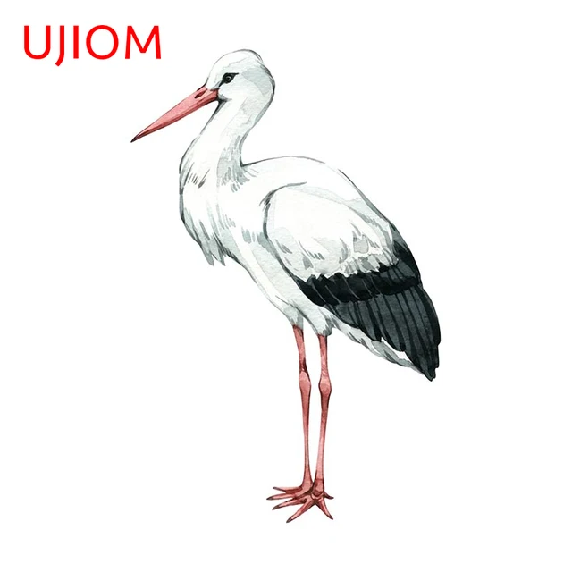 Ujiom Gólya A Fészek Állati Falmatrica Dekorációk Nappali Matricák Gyermekek Hálószoba Dekoráció Fürdőszoba Matrica Falfestmény Művészet - Image 4