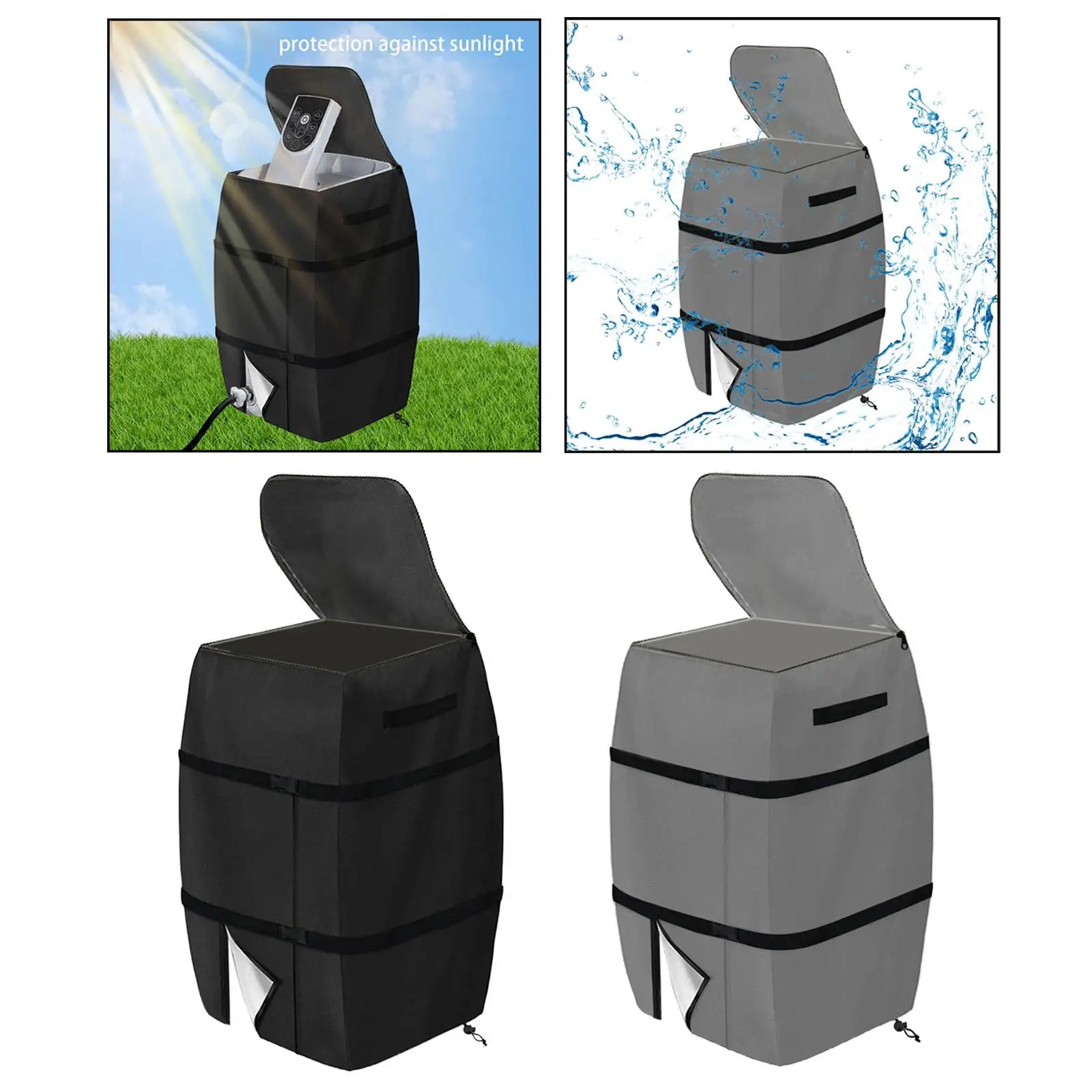 Hot Tub Cover Heavy Duty Windproof SPA Cover With Storage Bag Patio Furniture 43cmx38cmx54cm Hot Tub Protector