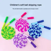 1PC Creative Soft TPU Beads Skipping Rope Nylon Jump Rope for Adult Kids Indoor Sport Workout Keeping Fitness Training Equipment 1