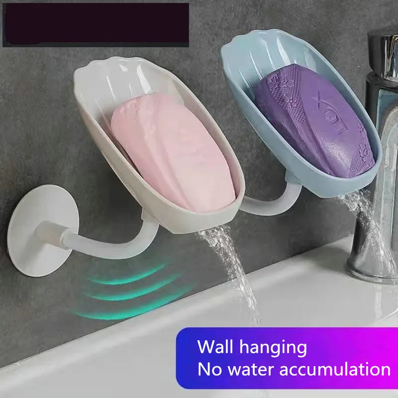 

1Pcs new portable Soap dish fertilizer, wall mounted soap pan, soap storage box, bathroom soap rack, household washbasin storage