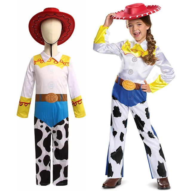 Jessie Toy Story Costume Kids Girls Disney Toy Story Jessie Cosplay  Costumes Child Bodysuit Hat Suit Halloween Party Clothes - AliExpress