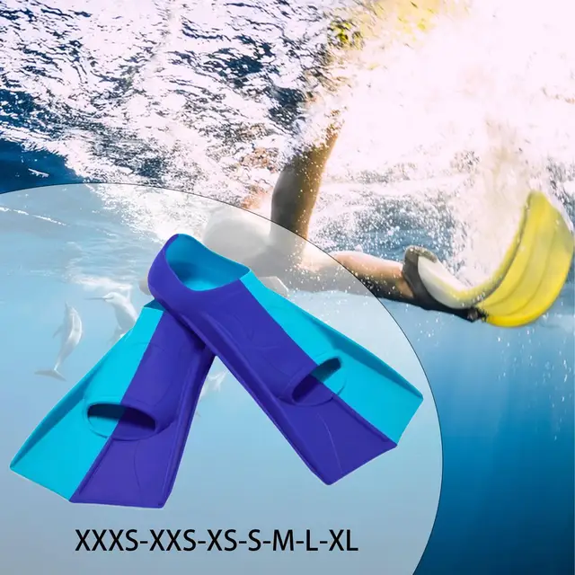 Silicone Swim Fins Snorkel Equipment Water Sports Feet Shoes